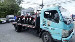 Operativo de Digesett en Los Jardines deja en evidencia que el control fue temporal y persiste el riesgo para peatones