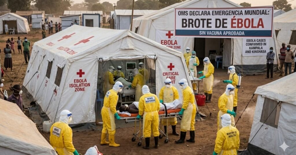 La OMS alerta de que el brote de ébola en la RDC ya rebasa las cifras oficiales y complica el control sanitario