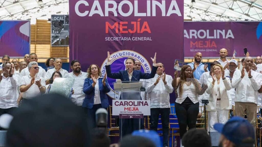 Carolina Mejía dice que una victoria del PRM debe traer beneficios para su equipo