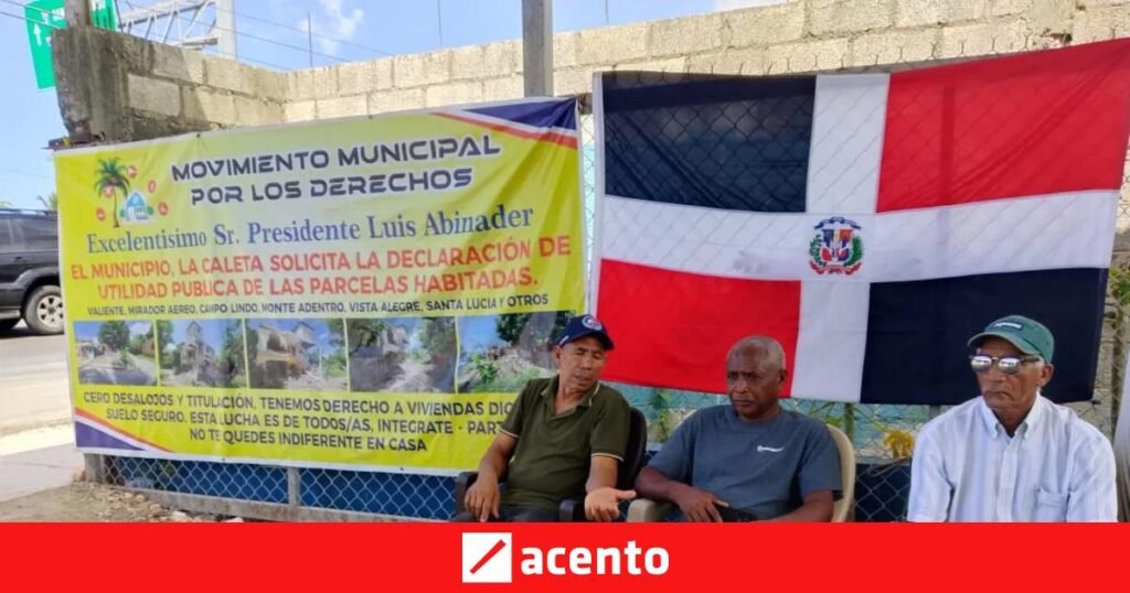 Piden declarar de utilidad pública terrenos de La Caleta para detener desalojos