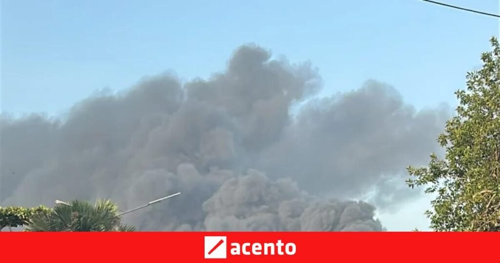 Incendio de un camión de combustible en la avenida George Washington pone a prueba la respuesta de emergencia