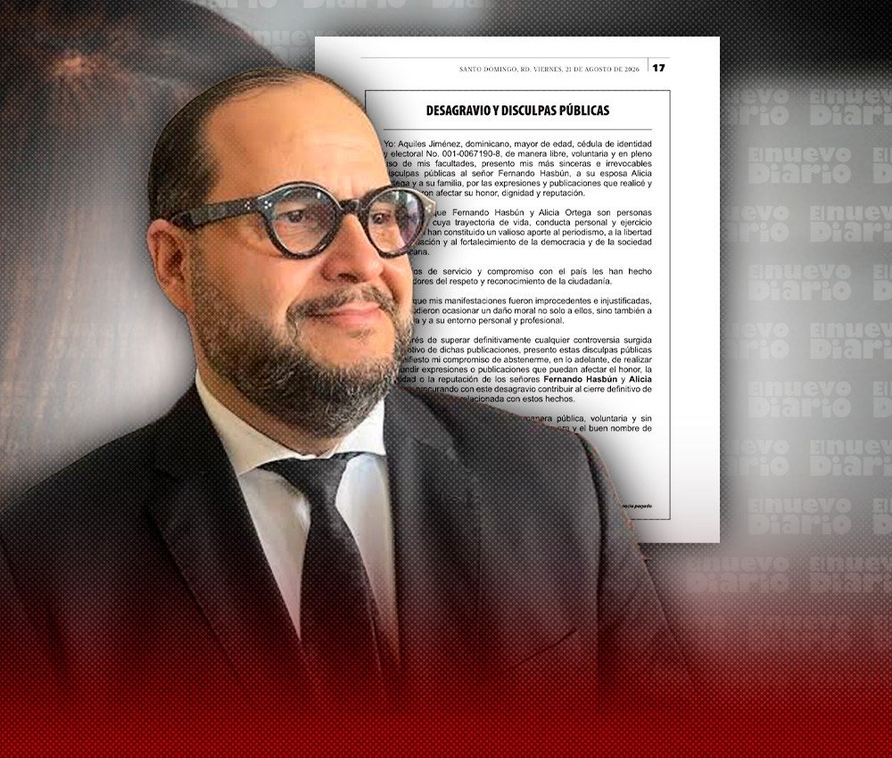 Aquiles Jiménez pide disculpas públicas luego de medidas judiciales por mensajes en redes