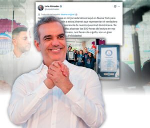 Abinader capitaliza récord juvenil de lectura con mensaje desde Nueva York