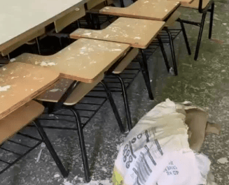 Cinco escuelas siguen en reparación en Salcedo y exponen fallas de planificación a dos semanas de clases